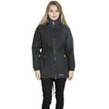 Trespass Women's Celebrity Warm Waterproof Jacket With Removable Hood, Black, L UK