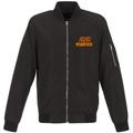 Men's JH Design Black Joey Logano Lightweight Nylon Bomber Jacket