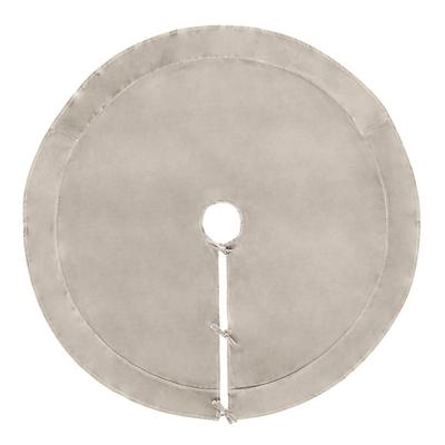 Signature Velvet Tree Skirt - Stone - Ballard Designs