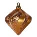 Vickerman 513019 - 6" Antique Gold Candy Glitter Swirl Diamond Christmas Tree Ornament (M133230)