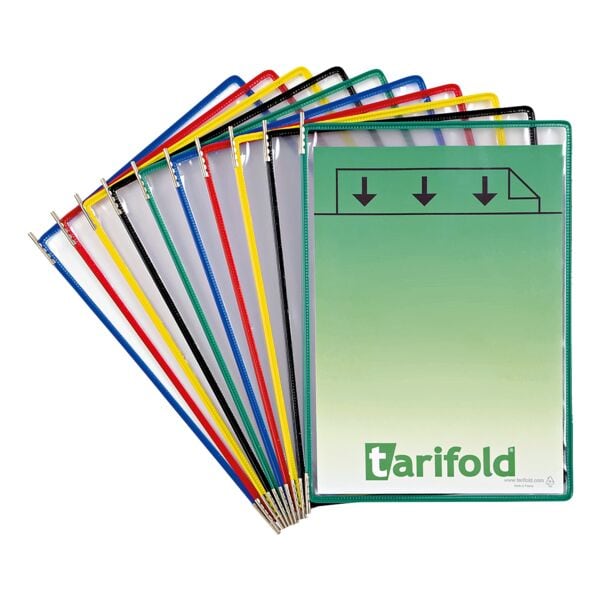 Tarifold Sichttafel DIN A4 Öffnung oben mehrfarbig Image