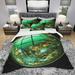 East Urban Home Modern & Contemporary Duvet Cover Set Microfiber in Green | King Duvet Cover + 2 Shams | Wayfair 59B1118D7C7446CA8B096C6BBEB8C896