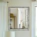Ulrey Farmhouse/Country Beveled Accent Mirror Metal in Brown/Gray Laurel Foundry Modern Farmhouse® | 65.5 H x 32 W x 0.75 D in | Wayfair