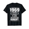 Geschenk zum 50. Geburtstag T-Shirt 1969 Geboren Spruch T-Shirt