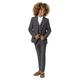 Roco Boys Grey Modern Fit Suit, 3 Piece Wedding Suit, Jacket, Waistcoat & Trouser Set, 3 Years