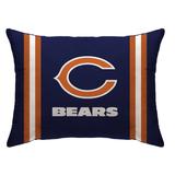 Blue Chicago Bears 20" x 26" Plush Bed Pillow