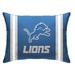 Blue Detroit Lions 20" x 26" Plush Bed Pillow