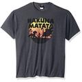Disney Men's Lion King Gang Hakuna Matata Sunset Graphic T-Shirt, Charcoal Heather, Medium