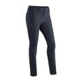 Maier Sports Helga Slim, Warme Damen Wanderhose, Wasserabweisende Outdoorhose für Trekking und Hiking, Enganliegender Schnitt, PFC-frei, mSTRETCH pro 2 & Dryprotec-Technologie, Grau, 36 (W27/28/L31)