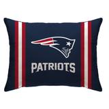 Navy New England Patriots 20" x 26" Plush Bed Pillow