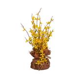 August Grove® Yellow Floral Arrangement in Wooden Pot | 19.69 H x 7.09 W x 9.84 D in | Wayfair AGTG5363 43614963