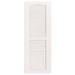 Alpha Shutters Cathedral Top Custom Open Louver Shutters Pair Vinyl, Solid Wood in Pink/Gray | 67 H x 18 W x 1 D in | Wayfair L318067930