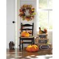 Arcadia Home Pumpkin Patch Garland in Hand-Felted Wool in Green/Orange | 3 H x 84 W x 3 D in | Wayfair GHF4