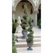 Lark Manor™ Spiral Boxwood Topiary in Pot Resin/Plastic | 48 H x 11 W x 11 D in | Wayfair ASTG1770 27701595
