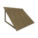 Awntech Houstonian Slope Window Awning Wood/Metal in Brown | 24 H x 92 W x 24 D in | Wayfair H22-WH-7BRZ