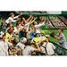 Marmont Hill Catching Home Run Ball by Stevan Dohanos Painting Print on Wrapped Canvas Metal in Green/White | 40 H x 60 W x 1.5 D in | Wayfair