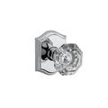 Baldwin Crystal Double Dummy Door Knob w/ Traditional Arch Rose in Gray | 11.1 H x 5.9 W x 3.6 D in | Wayfair 9BR3512-053