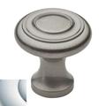 Baldwin Dominion 1" Diameter Mushroom Knob Metal in Gray | Wayfair 4490.260.BIN