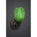 Astoria Grand Ratchford 1-Light Armed Sconce Glass/Metal in Brown | 10.75 H x 5 W x 6.75 D in | Wayfair 41F66B18F30E4E24B583A30ECE3F541C