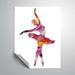 Harriet Bee Lecuyer Ballerina Silhouette I Wall Decal Vinyl, Cotton in White | 48 H x 36 W x 0.1 D in | Wayfair 352B5367BDFE4CB1AACB26420103C1BC