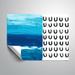 Wrought Studio™ Ocean No. 1 Removable Wall Decal Vinyl, Wood in Blue/White | 14 H x 18 W in | Wayfair BFFBD16793234422BF002807EE4853BA