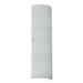 Besa Lighting Torre 1-Light Flush Mount Glass/Metal in Gray | 21.75 H x 7 W x 3.5 D in | Wayfair 8194KR-LED-SN