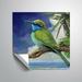 Bay Isle Home™ Kirkwood Oceanside Bee Eate Removable Wall Decal Vinyl in Blue/Green | 24 H x 24 W in | Wayfair 3BEAE2FA60DB4851837F71D9D7C79ED8