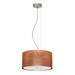 Besa Lighting Tamburo 3 - Light Unique/Statement Drum Pendant in Orange/Gray | 7.88 H x 11.75 W x 15.75 D in | Wayfair 1KV-400880-SN