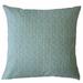 Dakota Fields Ladd Cotton Pillow Down/Feather/Cotton in Gray/Blue | 22 H x 22 W x 6 D in | Wayfair F6B0DD90FC6741C8A7AE0356738D1502
