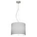 Besa Lighting Tamburo 3 - Light Unique/Statement Drum Pendant in Gray | 7.88 H x 11.75 W x 11.75 D in | Wayfair 1KV-4008KR-LED-SN