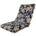 Comfort Classics Inc. Channeled Reversible Indoor/Outdoor Lounge Chair Cushion, Spun Polyester | 22 W x 44 D in | Wayfair W2244Z-P-CMASM