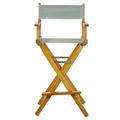 Casual Home Folding Director Chair w/ Canvas Solid Wood in Orange/Gray/Brown | 45.5 H x 23 W x 19 D in | Wayfair CHFL1215 33418056