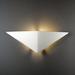 Wade Logan® Maarten 1 - Light Half Moon Ceramic in White/Brown | 7 H x 20.75 W x 4 D in | Wayfair BSTU1400 44237090
