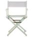 Casual Home Folding Director Chair Solid Wood in White | 33.75 H x 21.75 W x 17 D in | Wayfair CHFL1213 33417899