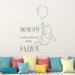 Decal House Classic Winnie the Pooh Wall Decal Vinyl, Stainless Steel in Gray | 28 H x 22 W in | Wayfair NL147-Silver_grey