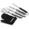 Cuisinart Grilling Tool Set Steel in Gray | 4 H x 18 W x 0.25 D in | Wayfair CGS-134BL