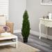 Darby Home Co 41" Artificial Cedar Topiary in Pot Liner Silk/Plastic | 48 H x 20 W x 20 D in | Wayfair DBHC6522 27712738