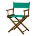 Casual Home Folding Director Chair Solid Wood in Blue | 33.75 H x 21.75 W x 17 D in | Wayfair CHFL1213 33417927