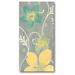 Courtside Market Tropical Whimsy I Graphic Art on Wrapped Canvas in Gray/Green/Yellow | 24 H x 12 W x 1.5 D in | Wayfair WEB-SG210