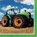 Creative Converting Tractor Time 6.5"s Paper Disposable Napkins in Black/Blue/Green | Wayfair DTC318051NAP