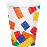Creative Converting Block Paper Disposable Cup in White | Wayfair DTC102054CUP