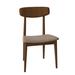 Corrigan Studio® Tylor Side Chair Wood/Upholstered in Gray/Brown | 33 H x 19.75 W x 18 D in | Wayfair CA639488DD5743DC8EA465C4053EEC24