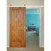 Barn Door - Creative Entryways Paneled Wood Finish Barn Door w/ Installation Hardware Kit Wood in Brown | 84 H x 36 W in | Wayfair GA3242LS-36-15