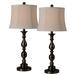 Darby Home Co Bunyard 29" Table Lamp Set Metal in Brown/White | 29 H x 13 W x 13 D in | Wayfair DABY8255 40245045