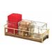 Cal-Mil Kitchen Canister Set Wood in Brown | 4.75 H x 13.5 W x 4.5 D in | Wayfair 3714-49