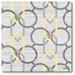 Courtside Market Links II Graphic Art on Wrapped Canvas in Gray/Yellow | 16 H x 16 W x 1.5 D in | Wayfair WEB-YG169