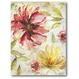 Courtside Market Flower II Painting Print on Wrapped Canvas in Green/Pink/Yellow | 20 H x 16 W x 1.5 D in | Wayfair WEB-SG176