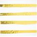 Creative Converting Bermuda Foil Striped 6.5" Paper Disposable Napkins in White/Yellow | Wayfair DTC329957NAP