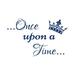 Decal House Once Upon a Time Wall Decal Vinyl in Blue | 22 H x 35 W in | Wayfair f57navy blue