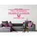 Decal House Star Wars Wonderful Wall Decal Vinyl in Red/Pink | 18 H x 38 W in | Wayfair NV48Hot Pink